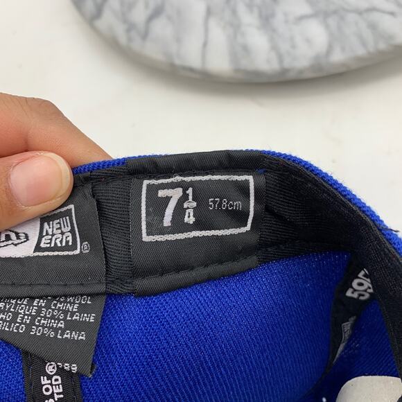 Washington Nationals Hat Mens 7 1/4 Red Blue 59Fifty Fitted Wool Blend New Era - Picture 9 of 14